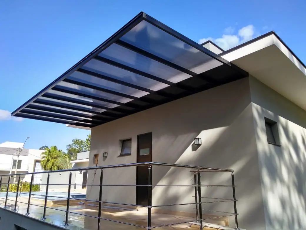 a building with a glass roof